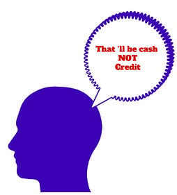 Cash_NOT Credit
